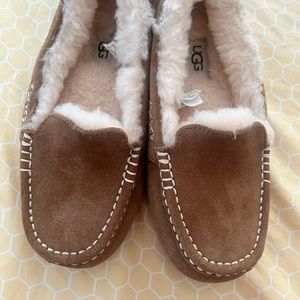 UGG Kids Tan Slippers with Soft Lining